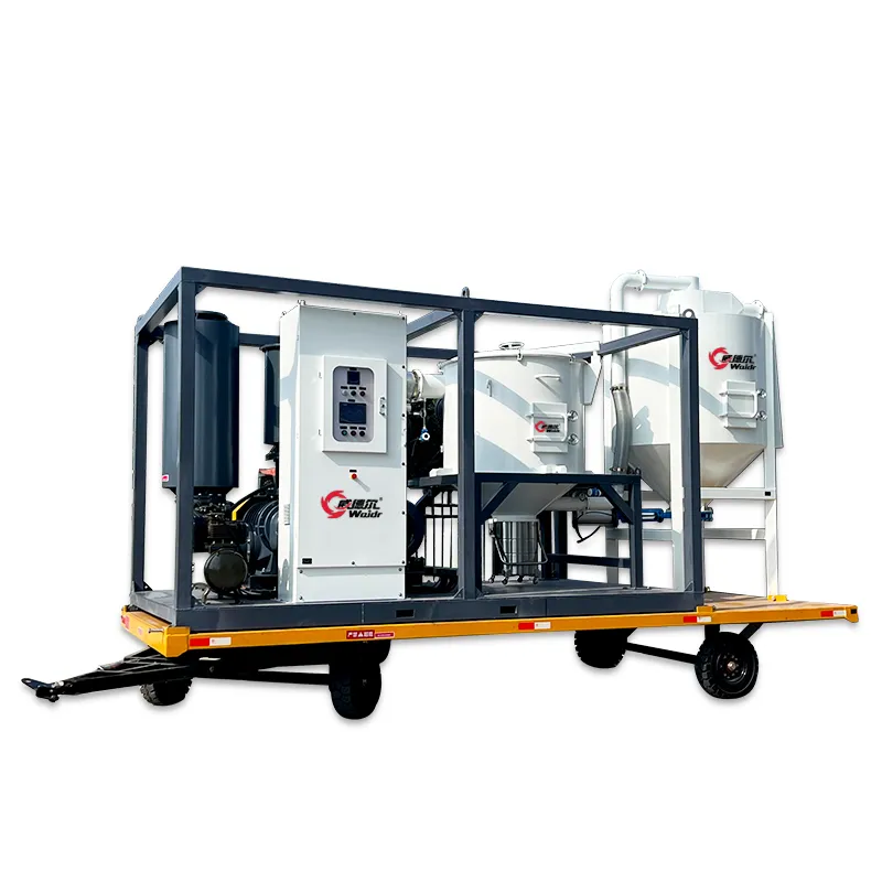 High-Power Three-Phase Industrial Vacuum Cleaners with Pre-Separators for Large Amounts of Dust, Debris and Pollutants