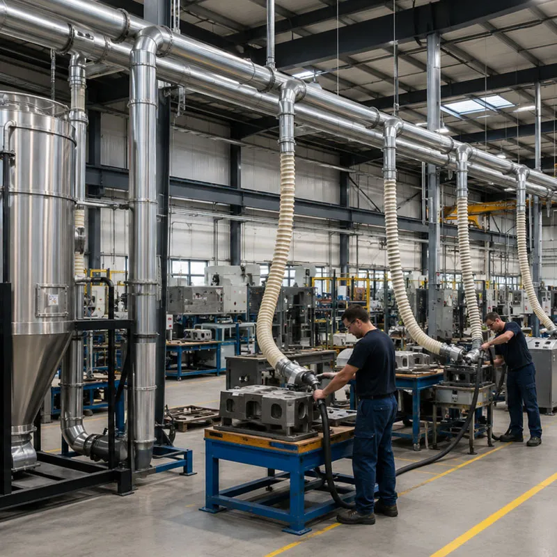 Industrial Central Vacuum System Design: Pipeline, Airflow, Filtration, and Factory Layout